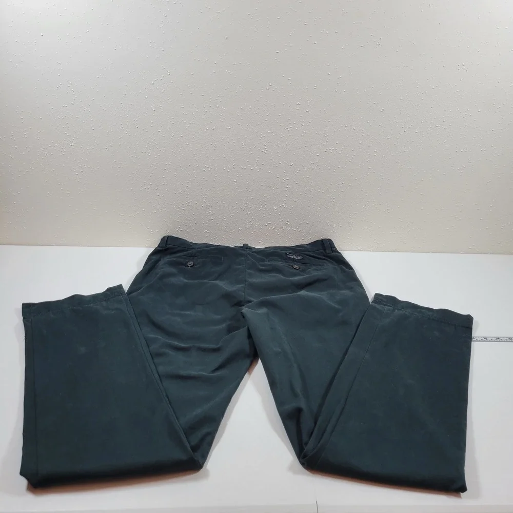 Banana Republic Emerson Chino Mens 33x34 Green Excellent Straight Leg Cotton